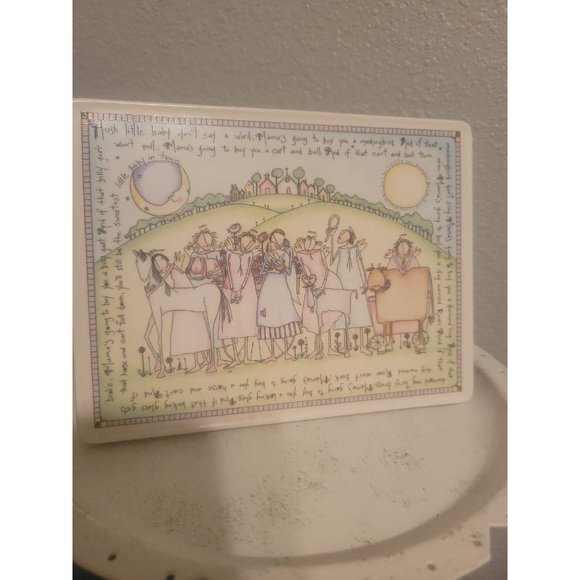 Demdaco Ceramic Plaque "Hush Little Baby" 2004 - Picture 3 of 7